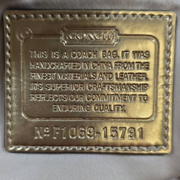 Coach Poppy Patent Leather Large Tote - Picture 13 of 13